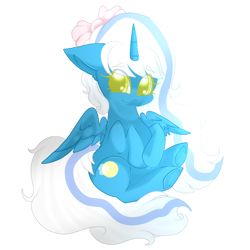 Size: 1024x1024 | Tagged: safe, artist:sakimiaji, derpibooru import, oc, oc:fleurbelle, alicorn, adorabelle, alicorn oc, bow, chibi, cute, female, golden eyes, hair bow, horn, looking at you, mare, ocbetes, simple background, smiling, smiling at you, transparent background, wings