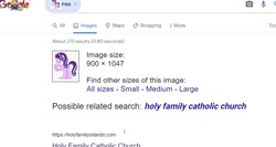 Size: 788x418 | Tagged: safe, derpibooru import, starlight glimmer, pony, unicorn, catholicism, female, google, mare, reverse image search, wide eyes