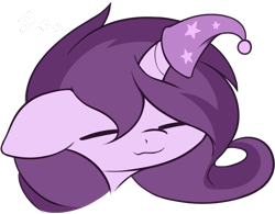 Size: 1063x830 | Tagged: safe, artist:czu, derpibooru import, oc, oc only, oc:czupone, horn hat, sleeping