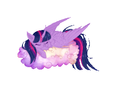 Size: 1000x800 | Tagged: safe, artist:kitten-in-the-jar, derpibooru import, twilight sparkle, twilight sparkle (alicorn), alicorn, pony, animated, cheek fluff, cloud, curved horn, cute, ear fluff, ears, eyes closed, female, mare, on a cloud, pixel art, prone, simple background, sleeping, solo, transparent background, twiabetes