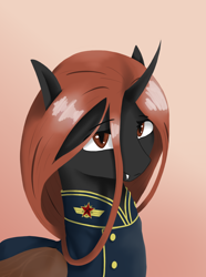 Size: 2900x3900 | Tagged: safe, artist:闪电_lightning, derpibooru import, oc, oc only, oc:lisa, changeling, equestria at war mod, brown changeling