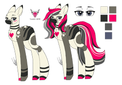 Size: 2599x1819 | Tagged: safe, artist:inspiredpixels, derpibooru import, oc, oc only, pony, coat markings, reference sheet, standing