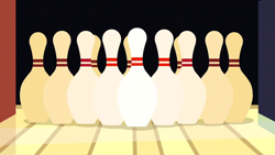 Size: 1280x720 | Tagged: safe, derpibooru import, screencap, slice of life (episode), background, bowling, bowling alley, bowling pin, liminal space, no pony, scenic ponyville