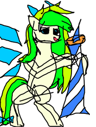 Size: 3000x4000 | Tagged: safe, artist:yuehring, derpibooru import, oc, oc only, oc:tea fairy, pony, 1000 hours in ms paint, canton tower, guangzhou, macro