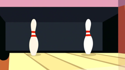 Size: 1280x720 | Tagged: safe, derpibooru import, screencap, slice of life (episode), background, bowling, bowling alley, bowling pin, liminal space, no pony, scenic ponyville