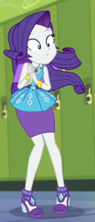 Size: 175x410 | Tagged: safe, derpibooru import, screencap, rarity, better together, equestria girls, fomo, cropped, rarity peplum dress, solo