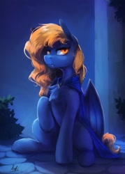 Size: 1173x1635 | Tagged: safe, artist:anticular, derpibooru import, oc, oc only, bat pony, pony, bat pony oc, solo