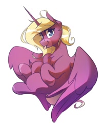 Size: 835x1010 | Tagged: safe, artist:anticular, derpibooru import, oc, oc only, alicorn, pony, alicorn oc, horn, solo, wings