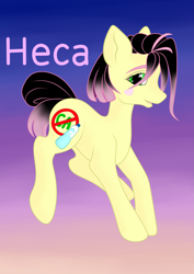 Size: 4061x5743 | Tagged: artist needed, safe, derpibooru import, oc, oc only, oc:nesa, earth pony, pony, female, gradient background, mare, solo