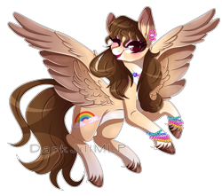 Size: 3808x3368 | Tagged: safe, artist:darkjillmlp123, derpibooru import, oc, oc only, oc:charlotte, pegasus, pony, blushing, female, flying, looking at you, mare, one eye closed, simple background, smiling, smiling at you, solo, spread wings, transparent background, unshorn fetlocks, white outline, wink, winking at you