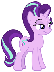 Size: 6748x8954 | Tagged: safe, artist:andoanimalia, derpibooru import, starlight glimmer, pony, unicorn, the parent map, dreamworks face, female, simple background, smug, solo, transparent background, vector