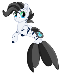 Size: 1740x2080 | Tagged: safe, artist:angalalove, derpibooru import, oc, oc only, earth pony, pony, seapony (g4), black mane, blue eyes, dorsal fin, fish tail, flowing tail, looking at you, movie accurate, seaponified, simple background, smiling, smiling at you, solo, species swap, tail, transparent background