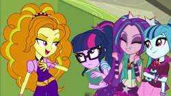 Size: 960x540 | Tagged: safe, artist:bigpurplemuppet99, derpibooru import, adagio dazzle, aria blaze, sci-twi, sonata dusk, twilight sparkle, equestria girls, rainbow rocks, the dazzlings