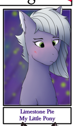 Size: 708x1215 | Tagged: safe, alternate version, artist:autumnsfurart, derpibooru import, limestone pie, earth pony, pony, bust, female, mare, solo