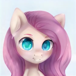 Size: 1024x1024 | Tagged: safe, artist:thisponydoesnotexist, derpibooru import, pony, bust, female, mare, neural network, not fluttershy, portrait, solo