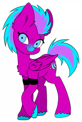 Size: 1920x2843 | Tagged: safe, artist:torihime, derpibooru import, oc, oc only, oc:violet wingrazor, pegasus, pony, female, mare, simple background, solo, transparent background