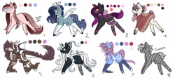 Size: 1705x779 | Tagged: safe, artist:inspiredpixels, derpibooru import, oc, oc only, pony, adoptable, freckles