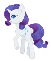 Size: 1916x2310 | Tagged: safe, artist:sannoe, derpibooru import, rarity, pony, simple background, solo, white background