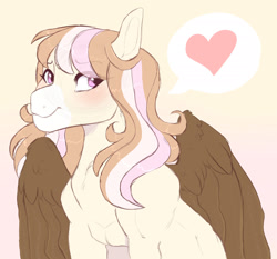 Size: 1920x1792 | Tagged: safe, artist:glorymoon, derpibooru import, oc, oc only, oc:napoli scoop, pegasus, pony, colored wings, female, mare, solo, wings