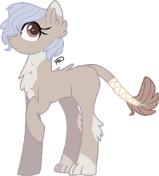 Size: 832x921 | Tagged: safe, artist:gallantserver, derpibooru import, oc, oc:mary melody, hybrid, female, interspecies offspring, offspring, parent:capper dapperpaws, parent:rarity, parents:capperity, simple background, solo, transparent background