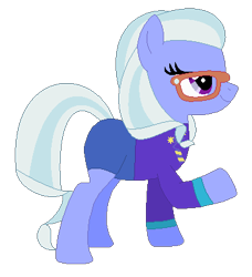Size: 366x402 | Tagged: safe, artist:firestarartist, artist:user15432, derpibooru import, sugarcoat, earth pony, pony, equestria girls, base used, clothes, cutie mark, cutie mark on clothes, equestria girls ponified, glasses, leotard, olympics, ponified, raised hoof, raised leg, simple background, sports, sports outfit, sporty style, swimsuit, transparent background