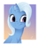 Size: 2103x2346 | Tagged: safe, artist:fladdrarblyg, derpibooru import, trixie, pony, unicorn, cute, diatrixes, female, looking sideways, looking to side, mare, smiling, solo