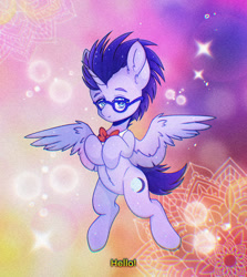 Size: 1280x1434 | Tagged: safe, artist:pierogarts, derpibooru import, oc, alicorn, pony, 90s anime, alicorn oc, full body, horn, male, solo, stallion, wings