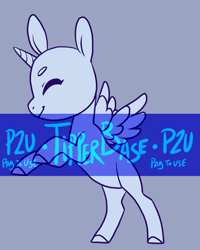 Size: 800x1000 | Tagged: safe, artist:lavvythejackalope, derpibooru import, oc, oc only, alicorn, pony, alicorn oc, bald, base, base used, bipedal, colored hooves, gray background, horn, rearing, simple background, smiling, solo, wings