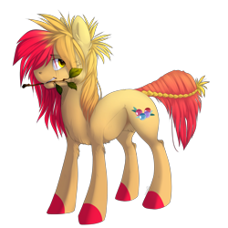 Size: 2479x2475 | Tagged: safe, artist:makaronder, derpibooru import, oc, oc only, earth pony, pony, mouth hold, simple background, solo, transparent background, twig