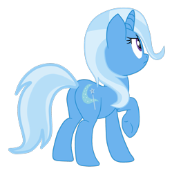 Size: 1605x1610 | Tagged: safe, artist:gmaplay, derpibooru import, trixie, pony, unicorn, ass, butt, determined, plot, simple background, solo, the great and powerful ass, transparent background, vector