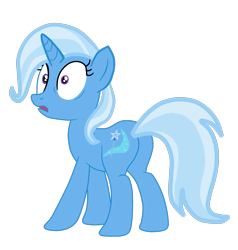 Size: 1769x1857 | Tagged: safe, artist:gmaplay, derpibooru import, trixie, pony, unicorn, ass, butt, female, open mouth, plot, shocked, simple background, solo, the great and powerful ass, transparent background, vector