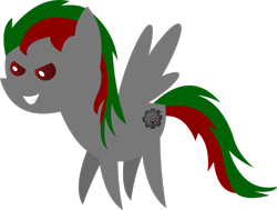 Size: 2820x2127 | Tagged: safe, artist:lt-fleur, derpibooru import, oc, oc only, oc:awoken, pegasus, pony, fanfic:rainbow factory, >:d, fanfic art, male, pointy ponies, simple background, solo, stallion, transparent background