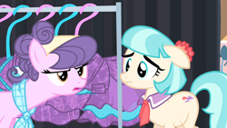 Size: 1920x1080 | Tagged: safe, derpibooru import, screencap, coco pommel, suri polomare, earth pony, pony, rarity takes manehattan, season 4, female, mare