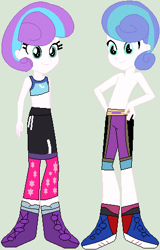 Size: 306x477 | Tagged: safe, artist:jadethepegasus, derpibooru import, flurry, equestria girls, blizzard, equestria girls-ified, exeron fighters, martial arts kids, martial arts kids outfits, snow, snowfall