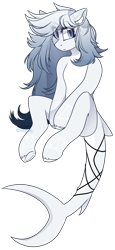 Size: 1249x2724 | Tagged: safe, artist:mediasmile666, derpibooru import, oc, oc only, original species, shark, shark pony, female, pale belly, simple background, solo, transparent background, unshorn fetlocks