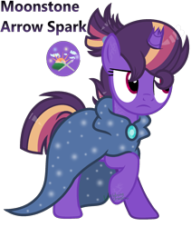 Size: 1508x1784 | Tagged: safe, artist:lightning-chaseryt, derpibooru import, oc, oc:moonstone arrow, pony, unicorn, broken horn, female, horn, magical lesbian spawn, mare, offspring, parent:tempest shadow, parent:twilight sparkle, parents:tempestlight, simple background, solo, transparent background