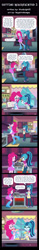 Size: 943x6000 | Tagged: safe, artist:sapphiregamgee, derpibooru import, pinkie pie, sonata dusk, equestria girls, apron, baking, comic, commission, cooking, eating, oven, oven mitts, pinkie pie's kitchen, taco