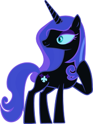 Size: 1920x2564 | Tagged: safe, artist:confrank01, derpibooru import, edit, fleur-de-lis, nightmare moon, pony, unicorn, empress, female, mare, palette swap, ponyar fusion, recolor, simple background, solo, transparent background, vector, vector edit