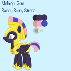 Size: 3000x3000 | Tagged: safe, artist:chelseawest, derpibooru import, oc, oc:midnight gem, pegasus, pony, armor, female, guardsmare, mare, royal guard, royal guard armor, simple background, solo, transparent background