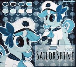 Size: 1080x956 | Tagged: safe, artist:kusochekcat, derpibooru import, oc, pony, adoptable, adopts, mlp style, sailor