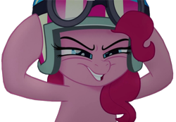 Size: 1280x884 | Tagged: safe, artist:benpictures1, derpibooru import, pinkie pie, earth pony, pony, my little pony: the movie, cute, diapinkes, female, goggles, helmet, mare