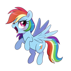 Size: 2000x2000 | Tagged: safe, artist:darkynez, derpibooru import, rainbow dash, pegasus, backwards cutie mark, blushing, cute, dashabetes, high res, one eye closed, open mouth, simple background, solo, tongue, tongue out, transparent background, wink