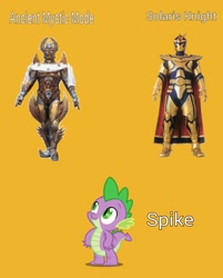 Size: 1173x1458 | Tagged: safe, derpibooru import, spike, ancient mystic mode, magiranger, magishine, mahou sentai magiranger, male, mystic force, photo, power rangers, power rangers mystic force, solaris knight, solo, sungel, super sentai