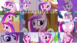 Size: 1280x721 | Tagged: safe, derpibooru import, edit, edited screencap, editor:quoterific, screencap, applejack, pinkie pie, princess cadance, princess flurry heart, rarity, shining armor, alicorn, earth pony, pony, unicorn, a canterlot wedding, a flurry of emotions, equestria girls, equestria girls (movie), games ponies play, once upon a zeppelin, slice of life (episode), the crystal empire, the crystalling, three's a crowd, twilight's kingdom, applejack's hat, close-up, clothes, confused, cowboy hat, crown, cute, cutedance, eyes closed, female, gasp, glowing eyes, glowing horn, hat, horn, jewelry, magic, magic aura, male, night, offscreen character, open mouth, regalia, solo focus, surprised, teeth
