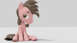Size: 1920x1080 | Tagged: safe, artist:mrkat7214, derpibooru import, oc, oc only, oc:ace play, earth pony, pony, 3d, blender, facial hair, goatee, male, not sfm, sitting, smiling, solo, stallion