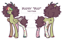 Size: 900x567 | Tagged: safe, artist:lynesssan, derpibooru import, oc, oc:bugsy, pegasus, pony, simple background, solo, transparent background