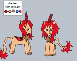 Size: 1203x948 | Tagged: safe, artist:ask-luciavampire, derpibooru import, oc, kirin, ask-ponys-gamer-club, kirin oc, tumblr