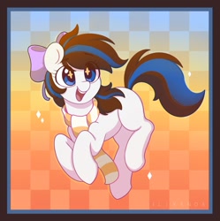 Size: 1299x1302 | Tagged: safe, artist:flixaona, derpibooru import, oc, oc:breezy, earth pony, pony, solo