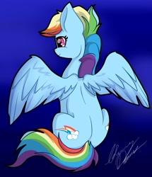 Size: 2511x2924 | Tagged: safe, artist:gleamyd, artist:gleamydreams, derpibooru import, rainbow dash, pegasus, pony, solo, spread wings, wings