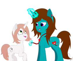 Size: 979x816 | Tagged: safe, artist:queenwildfire2k18, derpibooru import, oc, oc only, oc:healing touch, oc:nurse hypno heart, pony, unicorn, simple background, stethoscope, transparent background